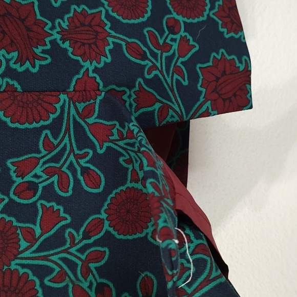 J. CREW Floral Short Sleeve Pencil Shift Dress Size 2 - Picture 4 of 6